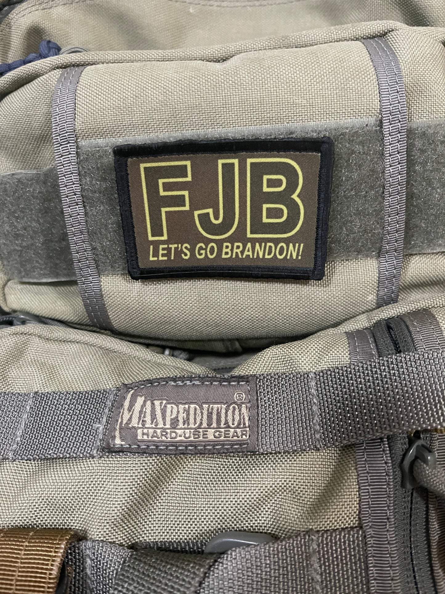 SUBDUED FJB Let's Go Brandon Morale Patch Morale Patches Redheaded T Shirts