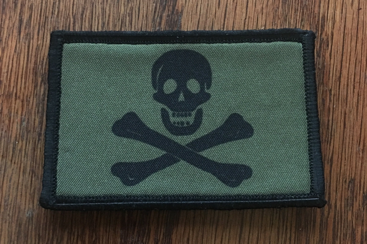 Subdued Pirate Flag Morale Patch Morale Patches Redheaded T Shirts