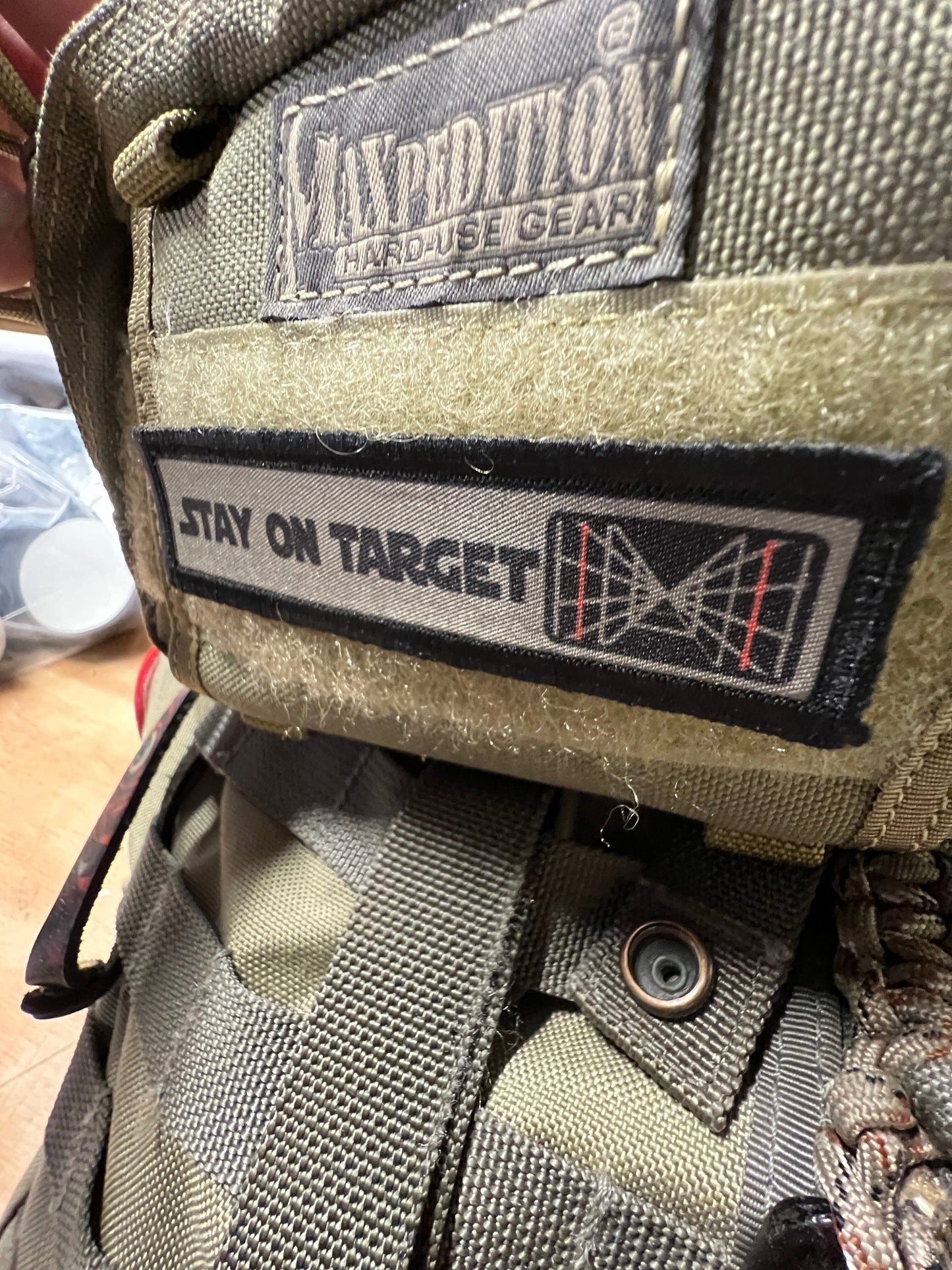 Subdued Stay On Target Star Wars Morale Patch Morale Patches Redheaded T Shirts