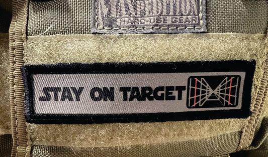 Subdued Stay On Target Velcro Morale Patch