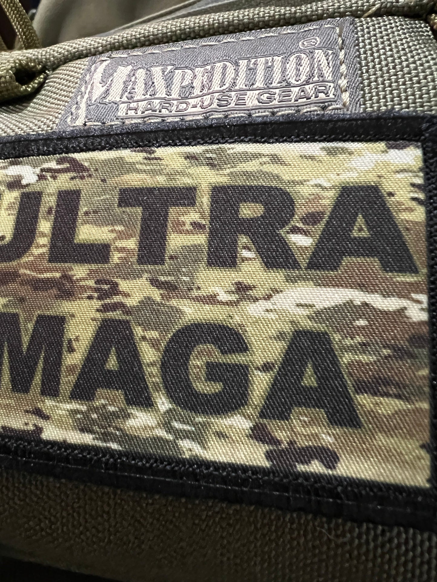 Subdued ULTRA MAGA Morale Patch Morale Patches Redheaded T Shirts
