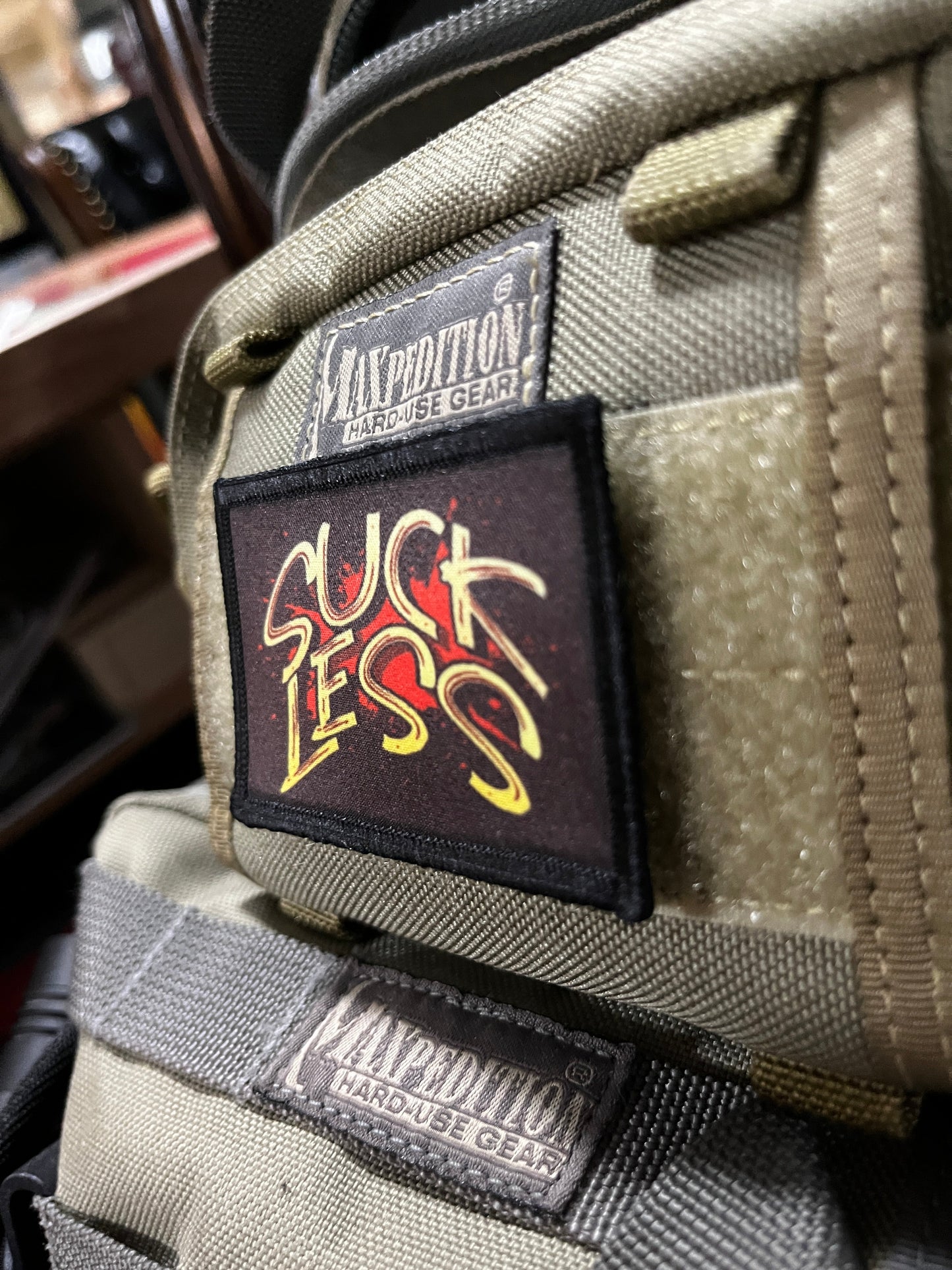 Suck Less Morale Patch Morale Patches Redheaded T Shirts