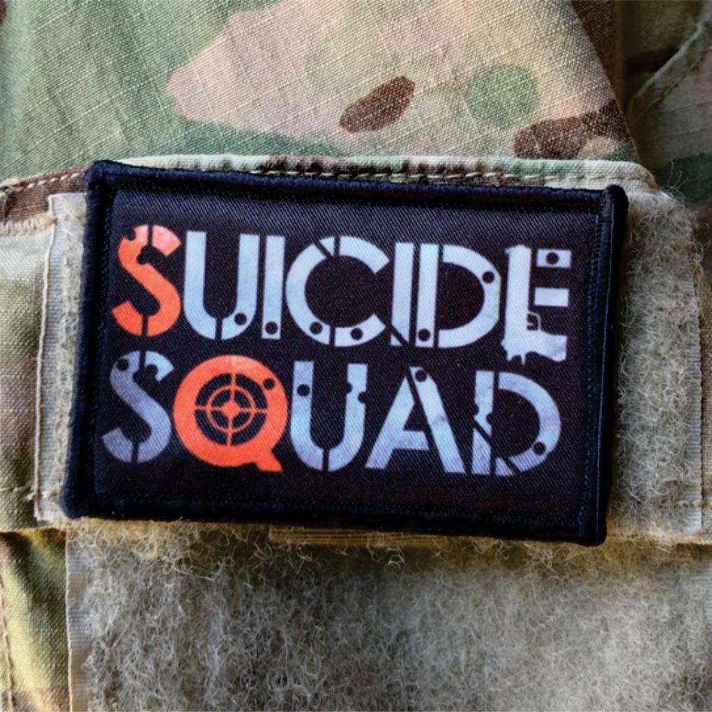 Suicide Squad Logo Morale Patch Morale Patches Redheaded T Shirts