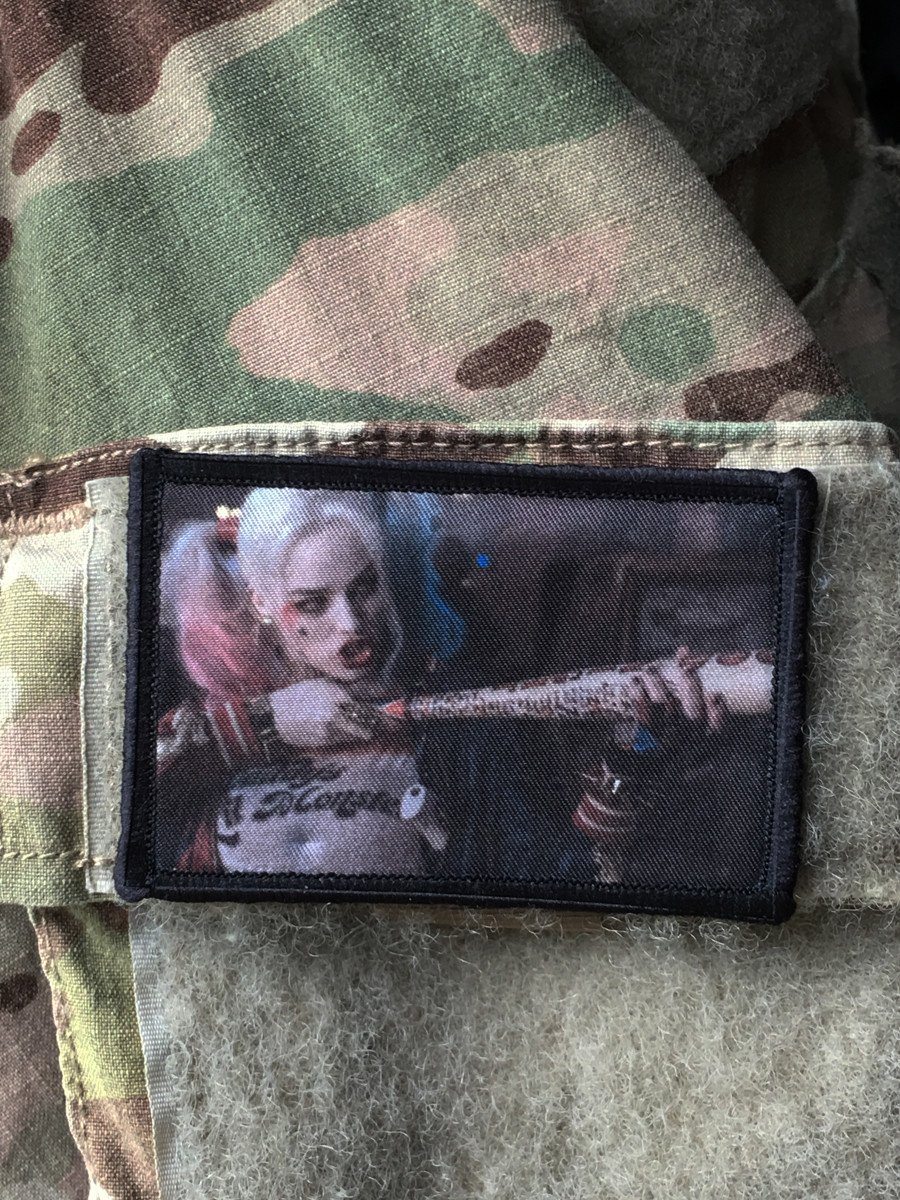 Suicide Squad Movie Harley Quinn Morale Patch Morale Patches Redheaded T Shirts