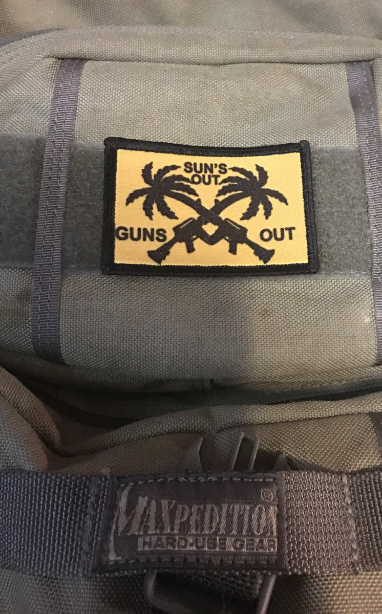 Suns Out Guns Out Morale Patch Morale Patches Redheaded T Shirts