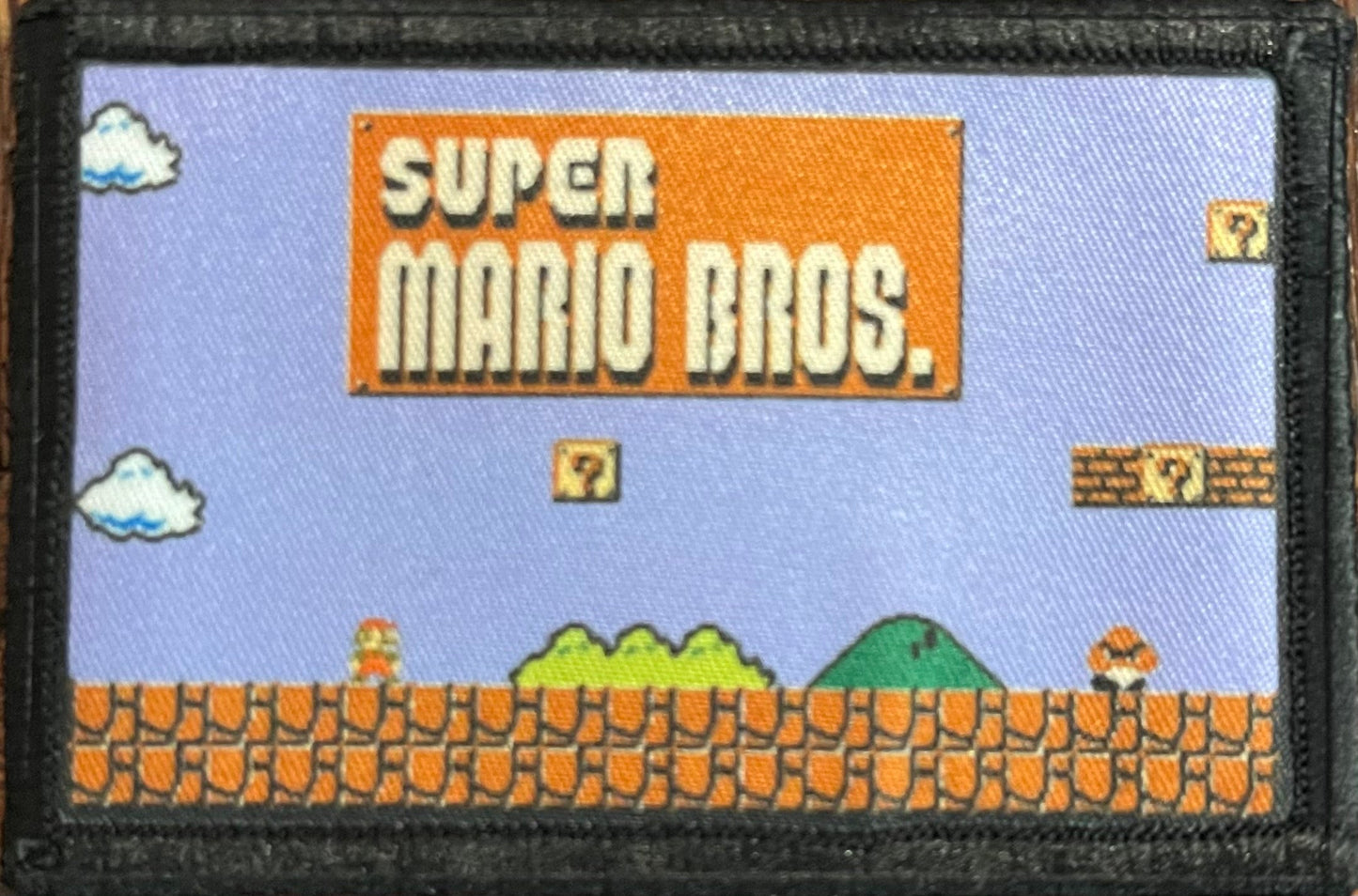 Super Mario Bros Morale Patch Morale Patches Redheaded T Shirts