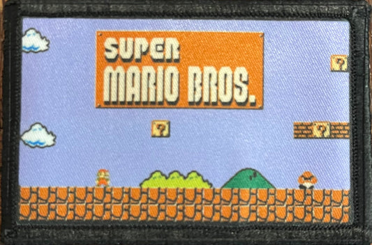 Super Mario Bros Morale Patch Morale Patches Redheaded T Shirts