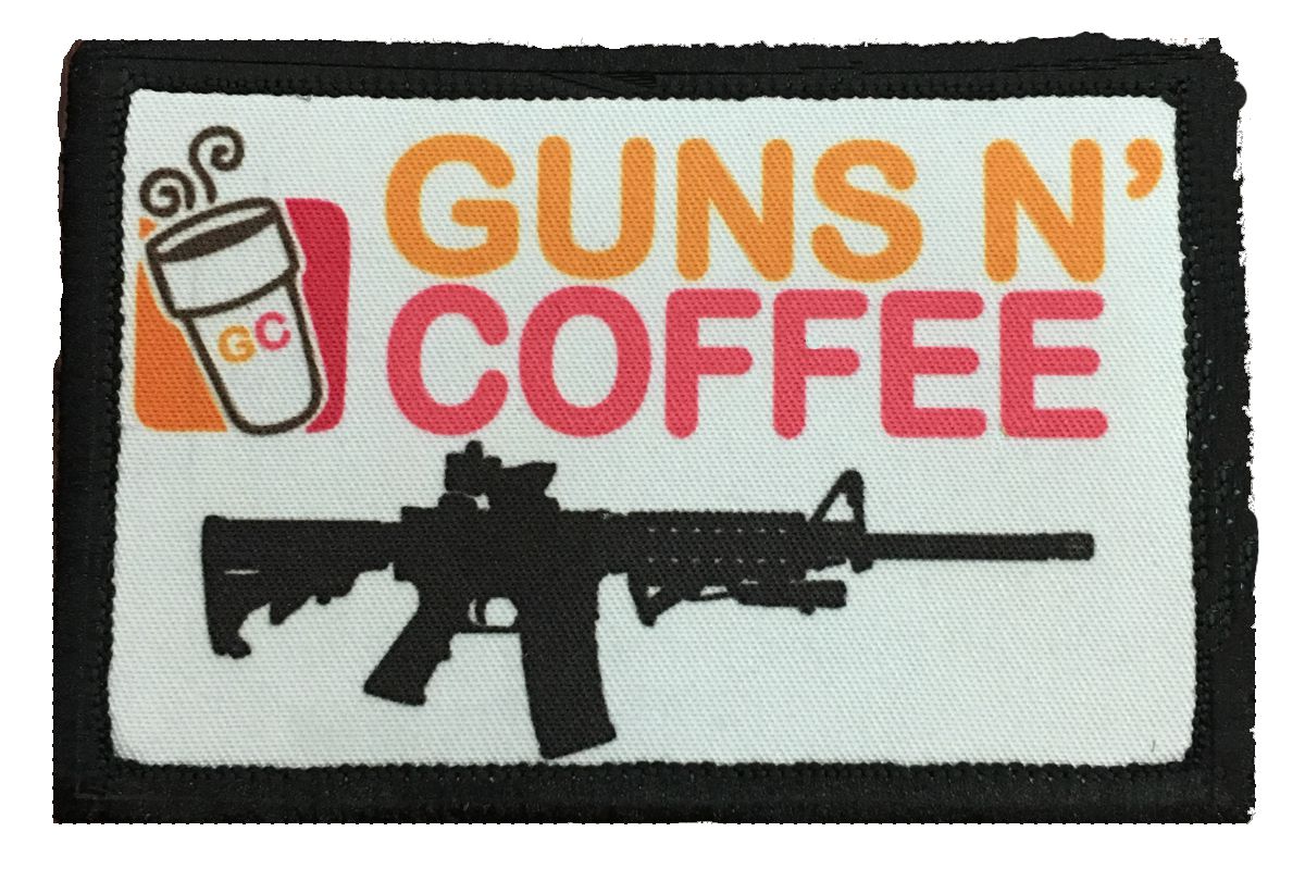 Tactical Guns and Coffee Morale Patch Morale Patches Redheaded T Shirts