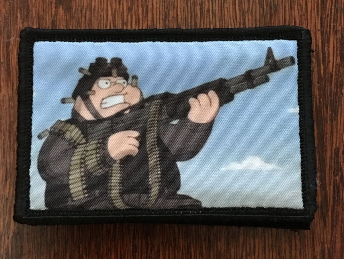 Tactical Peter Griffin Family Guy Morale Patch Morale Patches Redheaded T Shirts