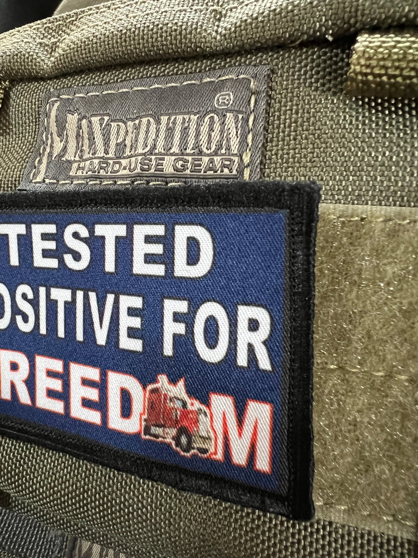 Tested Positive For Freedom Morale Patch Morale Patches Redheaded T Shirts