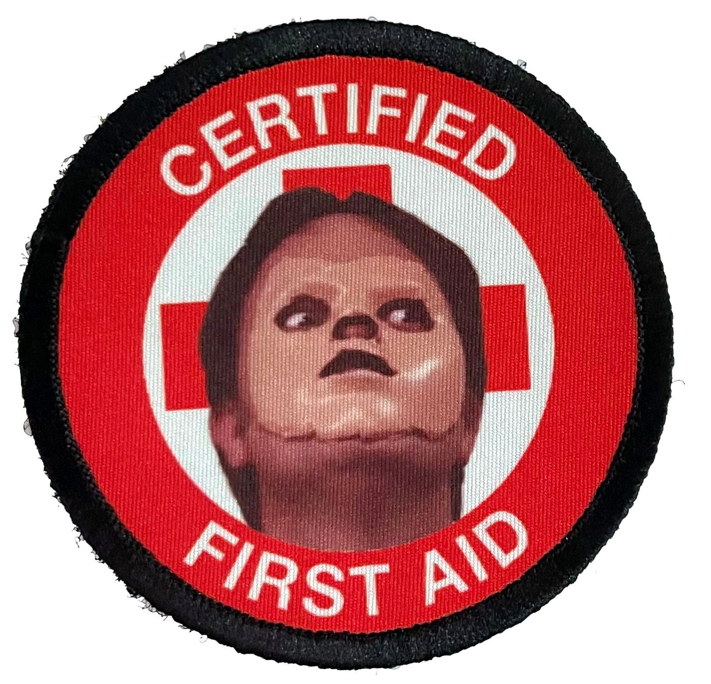 The Office Dwight Schrute "First Aid Certified" Morale Patch Morale Patches Redheaded T Shirts
