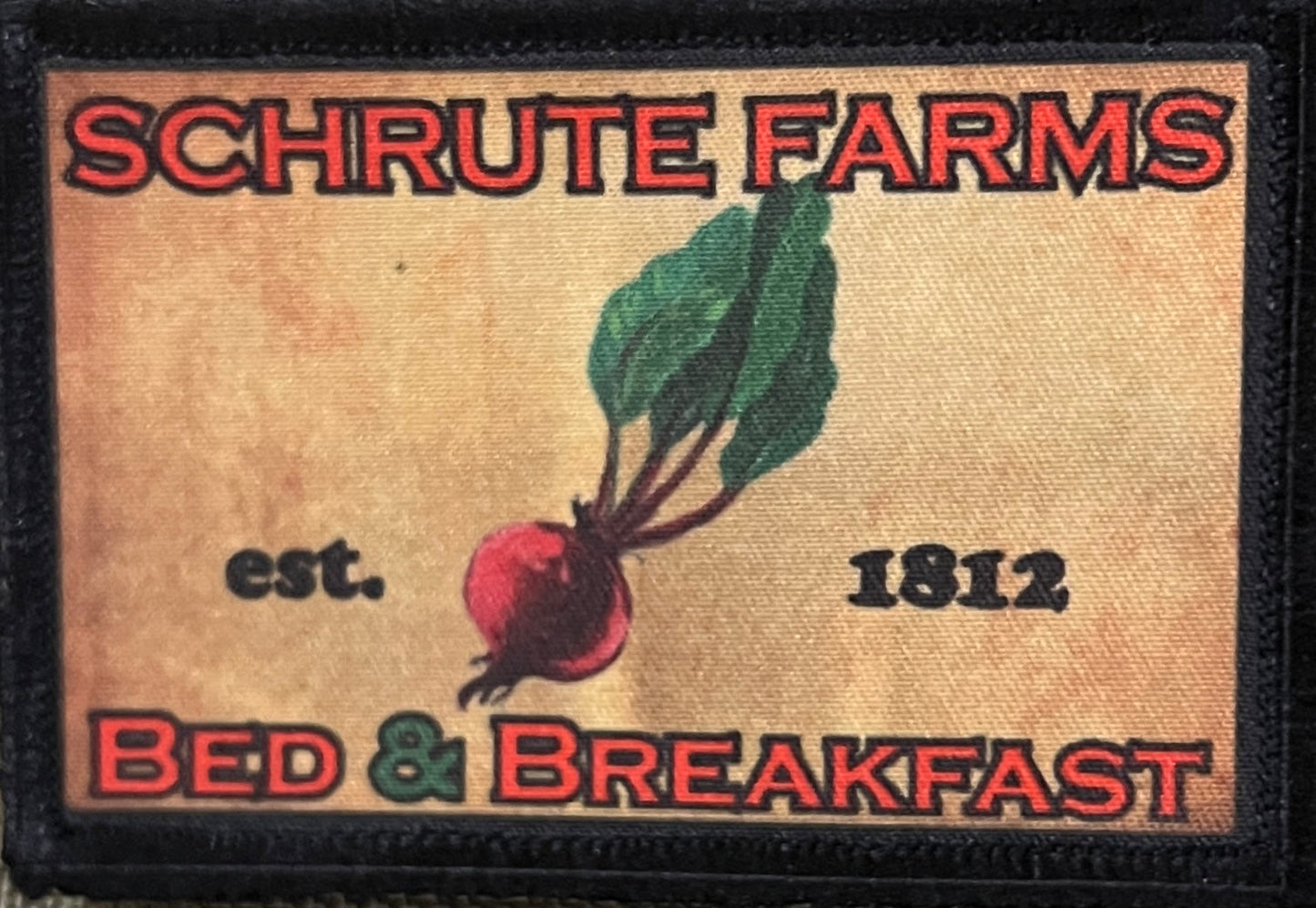 The Office Schrute Farms Morale Patch Morale Patches Redheaded T Shirts