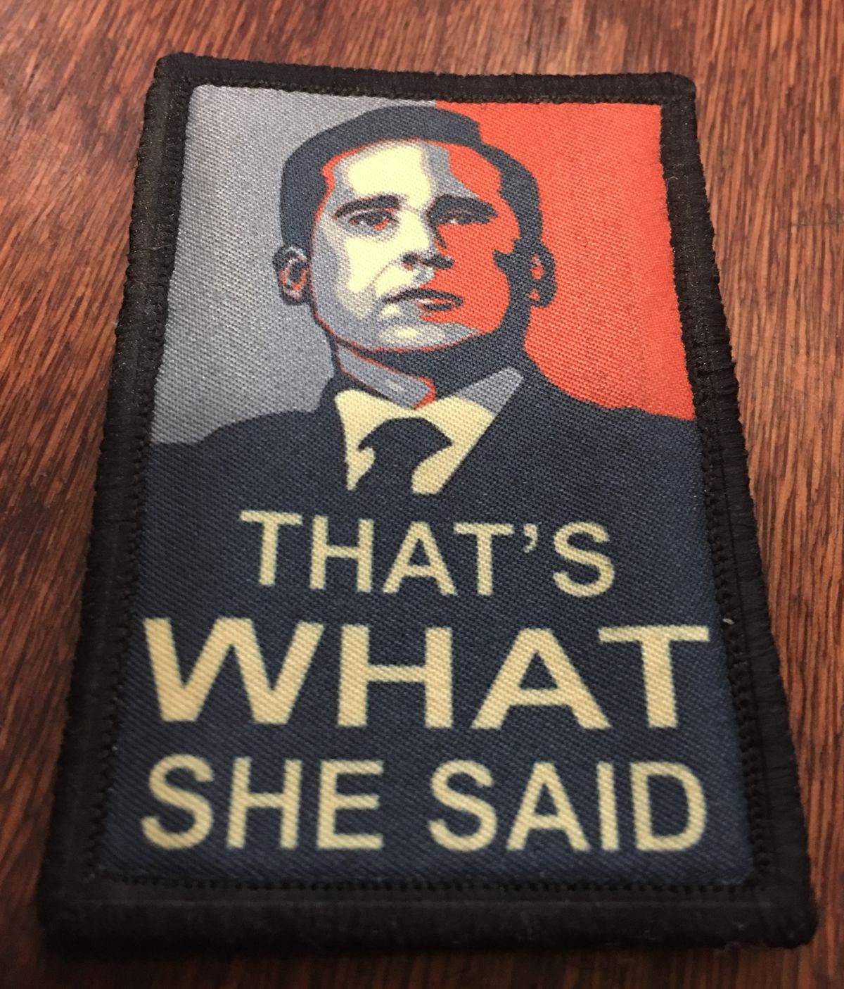 The Office That's What She Said Morale Patch Morale Patches Redheaded T Shirts