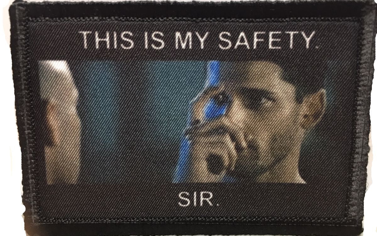 This Is My Safety Morale Patch Morale Patches Redheaded T Shirts