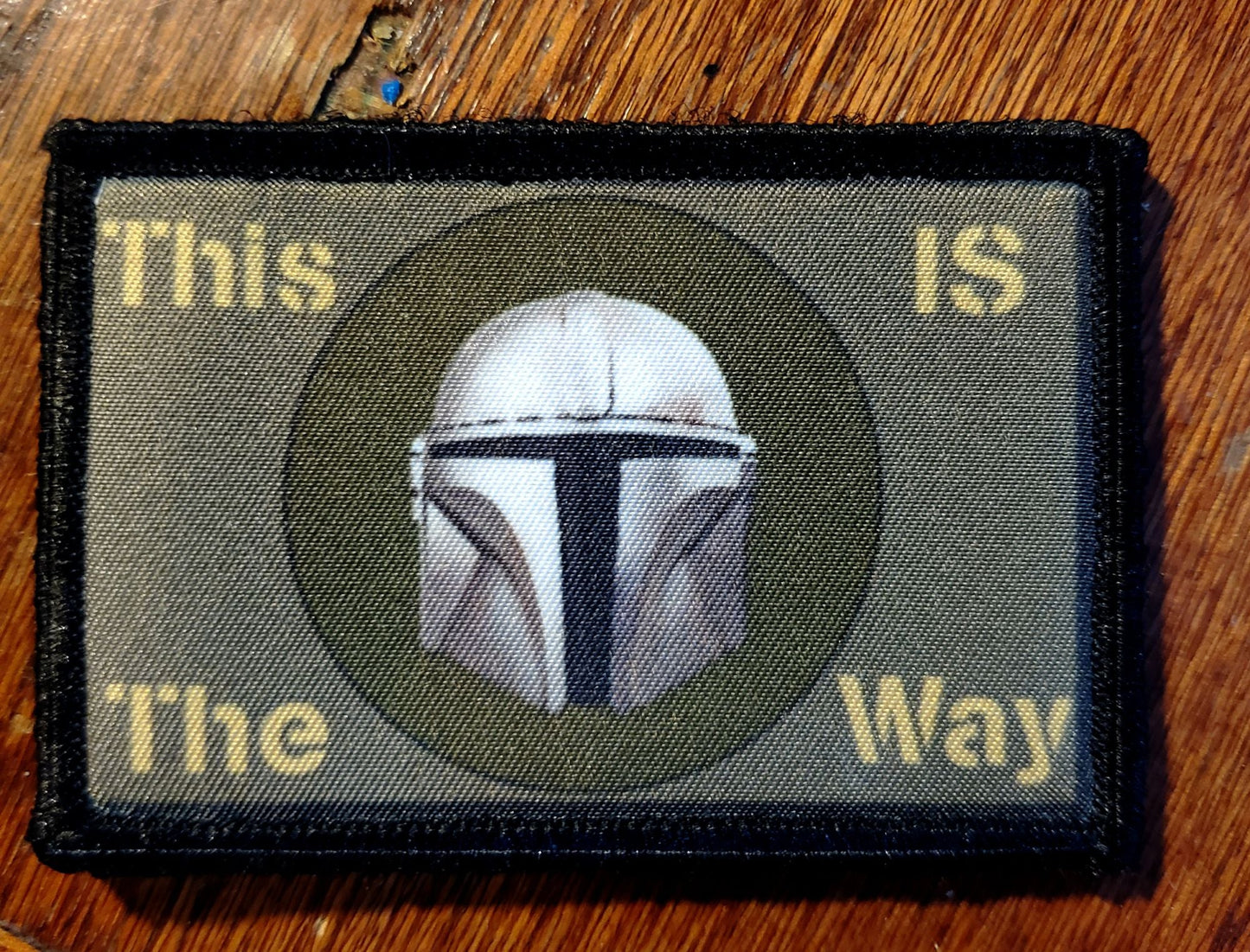 This is the Way Mandalorian 2x3" Morale Patch Morale Patches Redheaded T Shirts