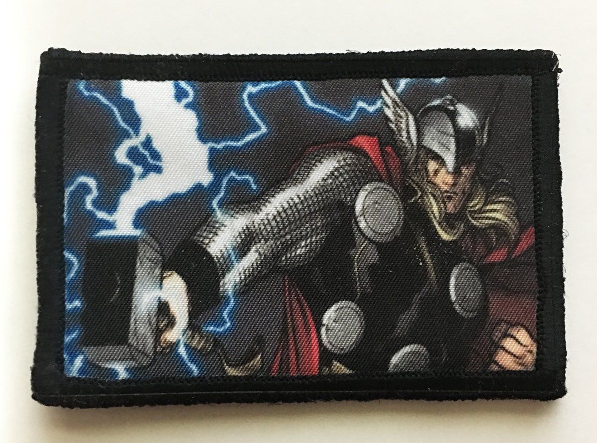 Thor Lightning Hammer Morale Patch Morale Patches Redheaded T Shirts