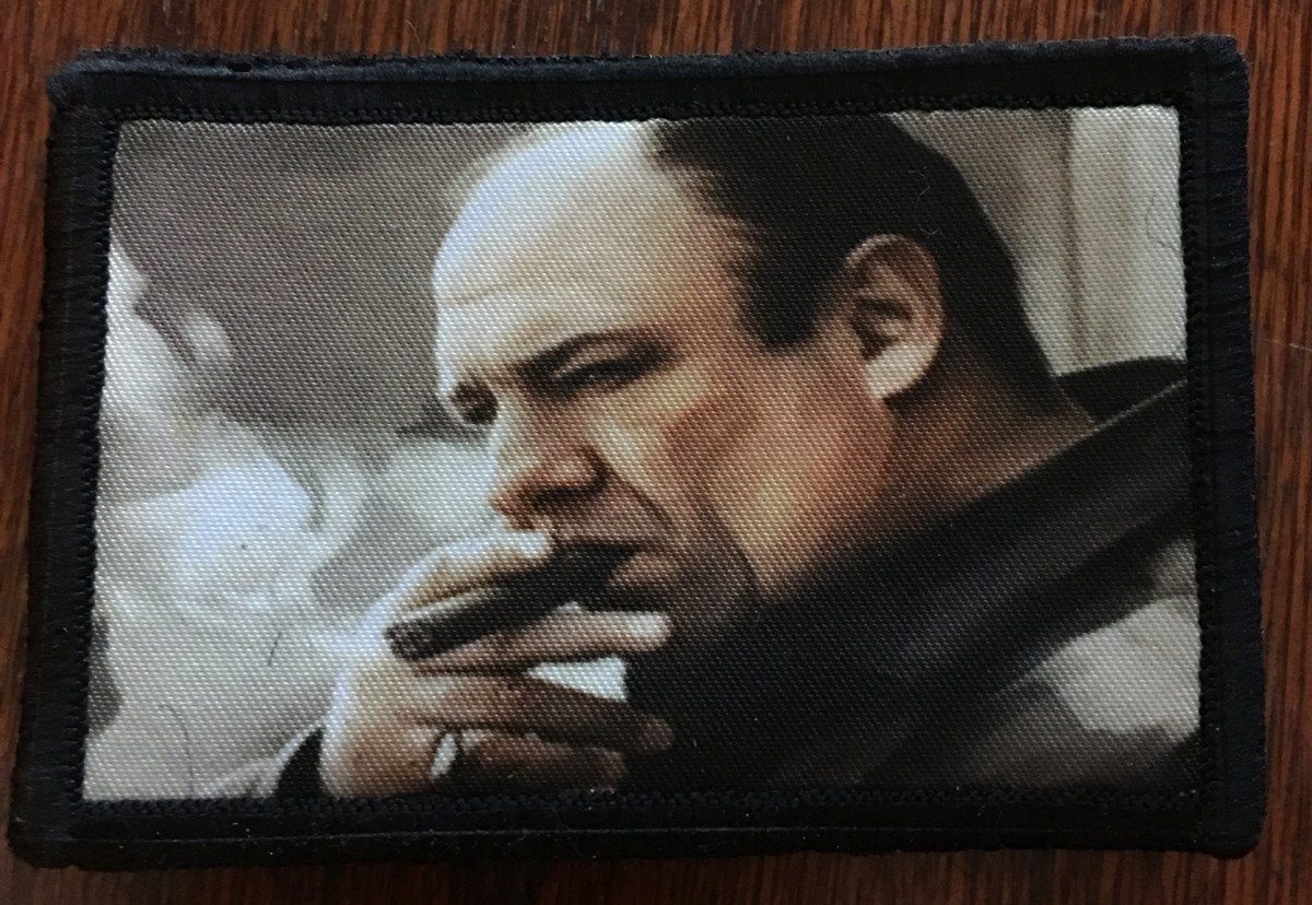 Tony Soprano Cigar Morale Patch Morale Patches Redheaded T Shirts