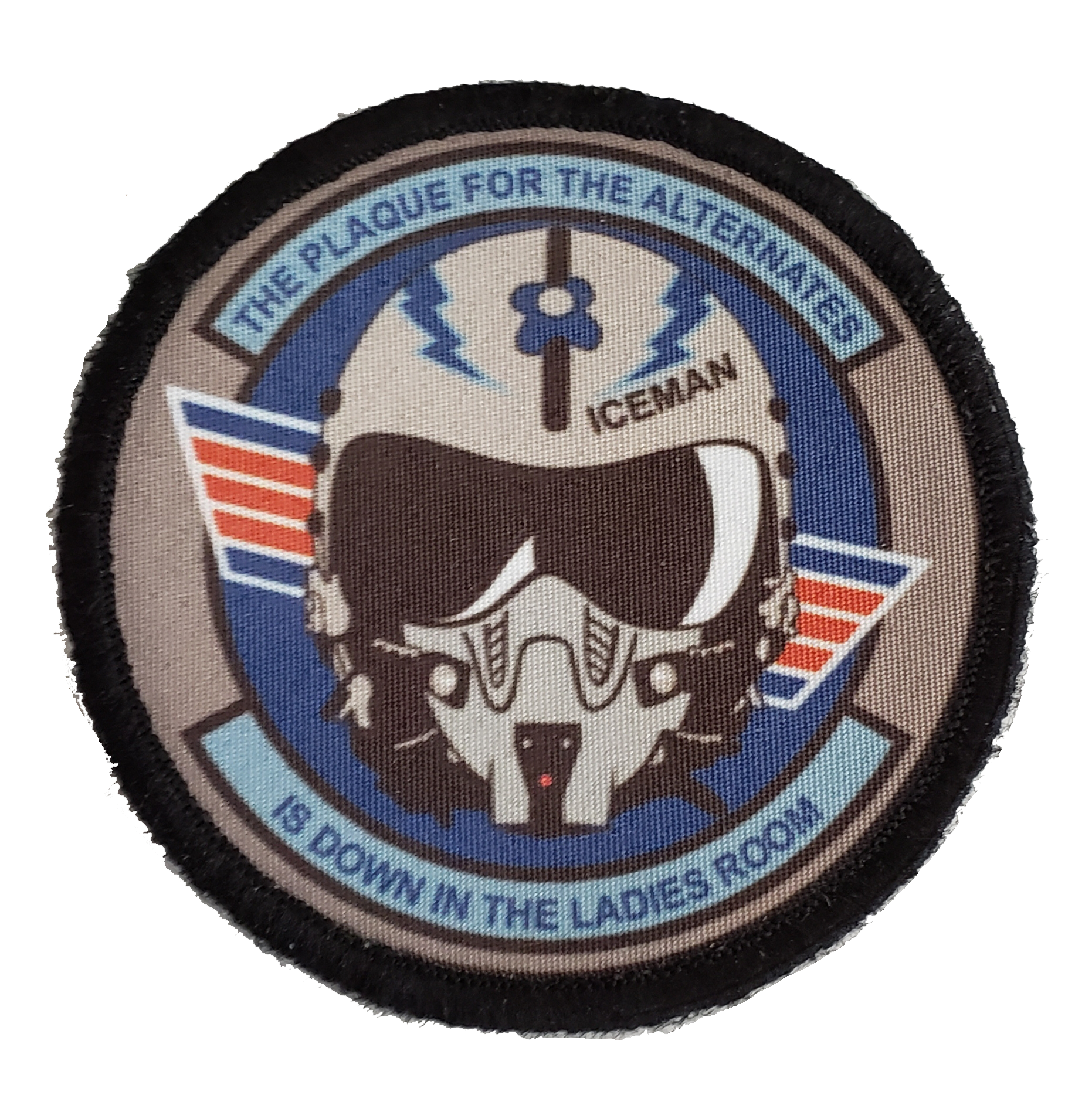 Top Gun Iceman Plaque Morale Patch Morale Patches Redheaded T Shirts
