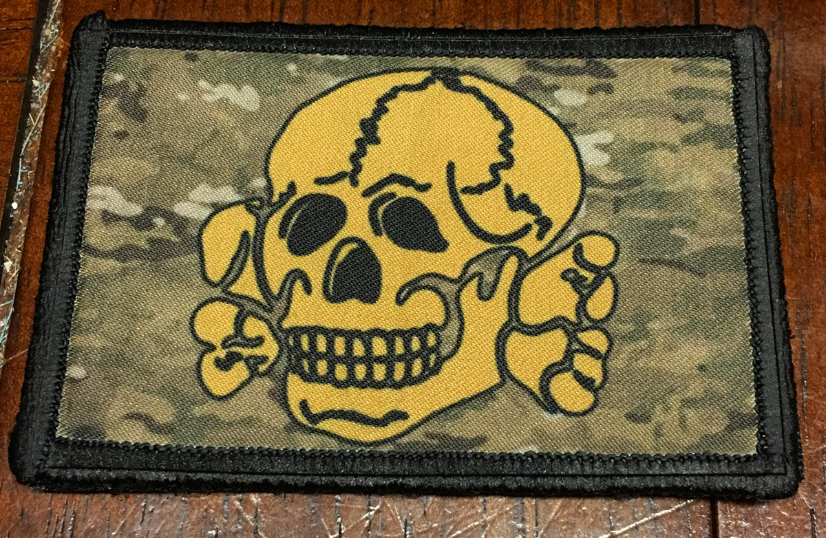 Totenkopf Multicam Morale Patch Morale Patches Redheaded T Shirts