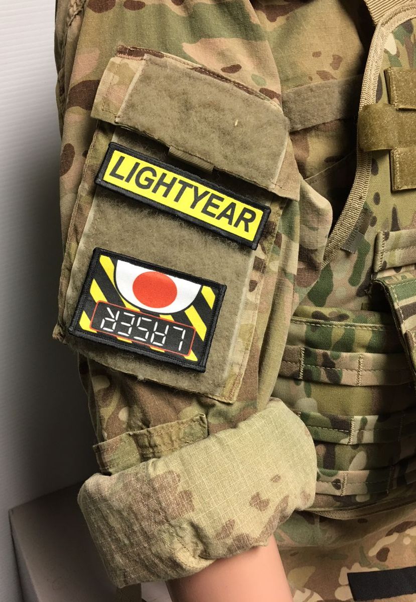 Toy Story Buzz LightYear Laser Morale Patch Morale Patches Redheaded T Shirts