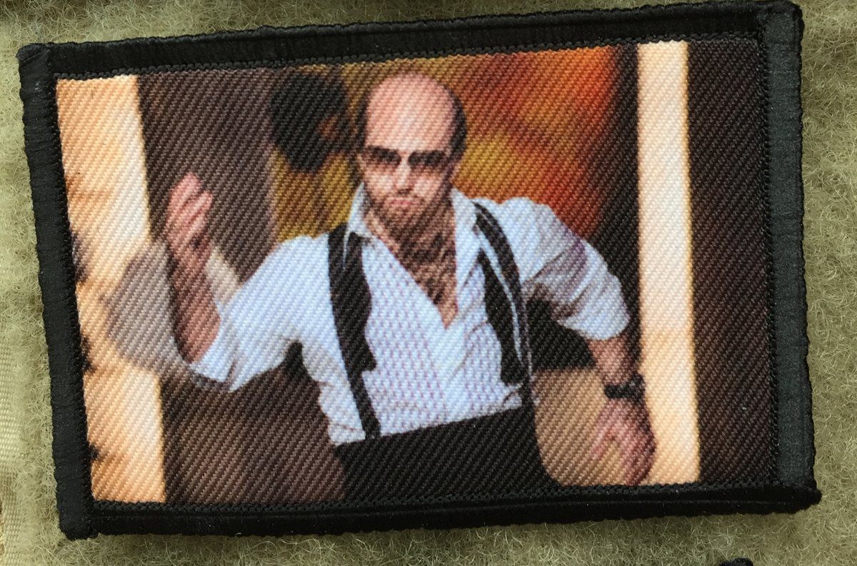 Tropic Thunder Les Grossman Velcro Morale Patch Morale Patches Redheaded T Shirts