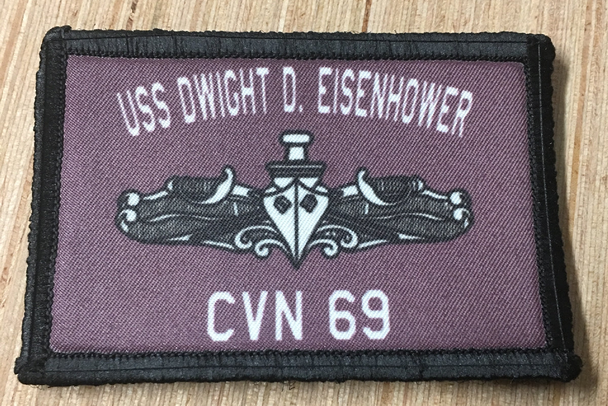 USS Eisenhower Purple Shirt Boatswain's Mate Morale Patch Morale Patches Redheaded T Shirts