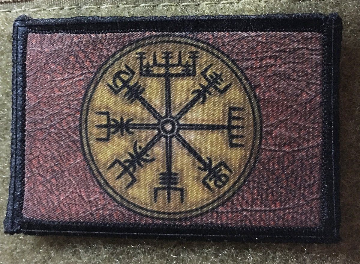Viking Compass Morale Patch Morale Patches Redheaded T Shirts