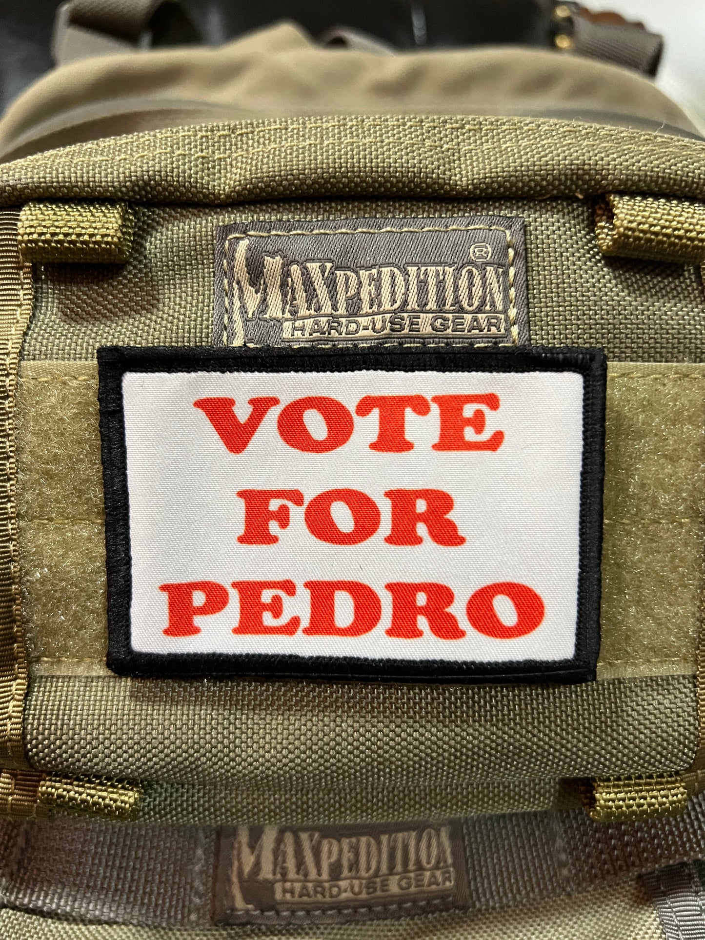 Vote for Pedro Napoleon Dynamite Morale Patch Morale Patches Redheaded T Shirts