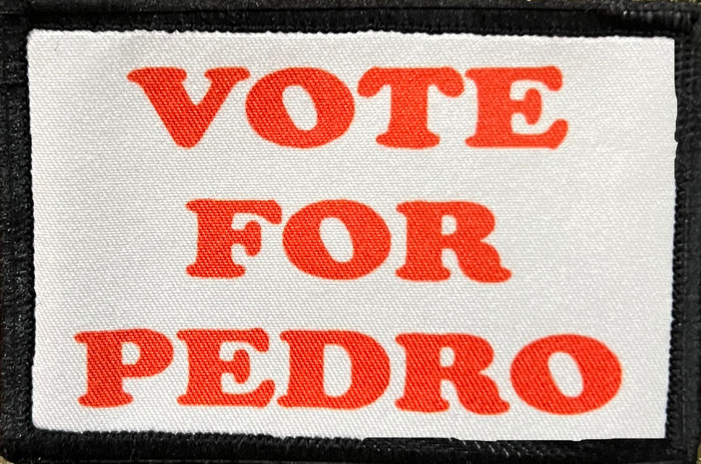 Vote for Pedro Napoleon Dynamite Morale Patch Morale Patches Redheaded T Shirts