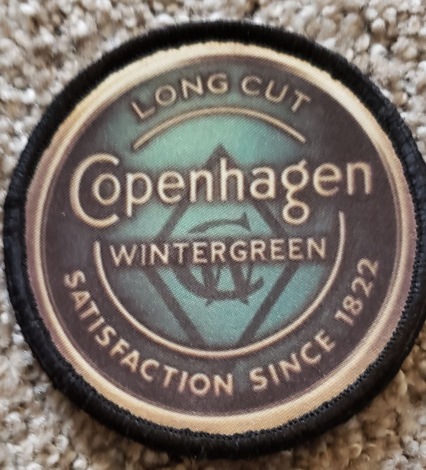 Wintergreen Copenhagen Tobacco Tin Morale Patch Morale Patches Redheaded T Shirts