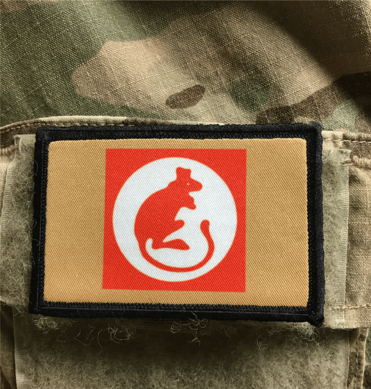 WWII Desert Rats Morale Patch Morale Patches Redheaded T Shirts