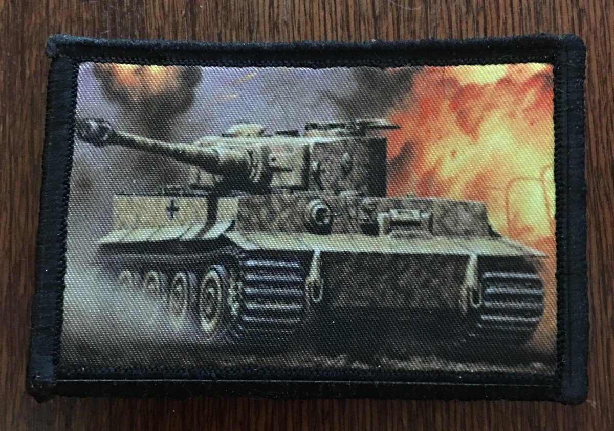 WWII German Tiger Tank Morale Patch Morale Patches Redheaded T Shirts