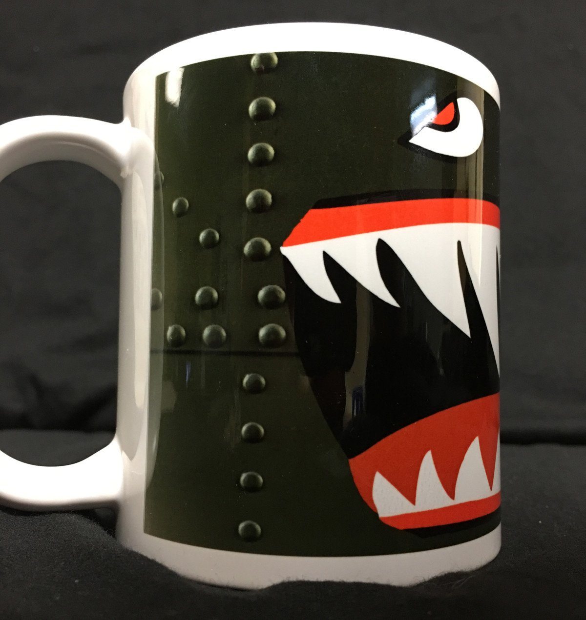 WWII P40 Warhawk Fighter Plane Coffee Mug Coffee Mugs Redheaded T Shirts 