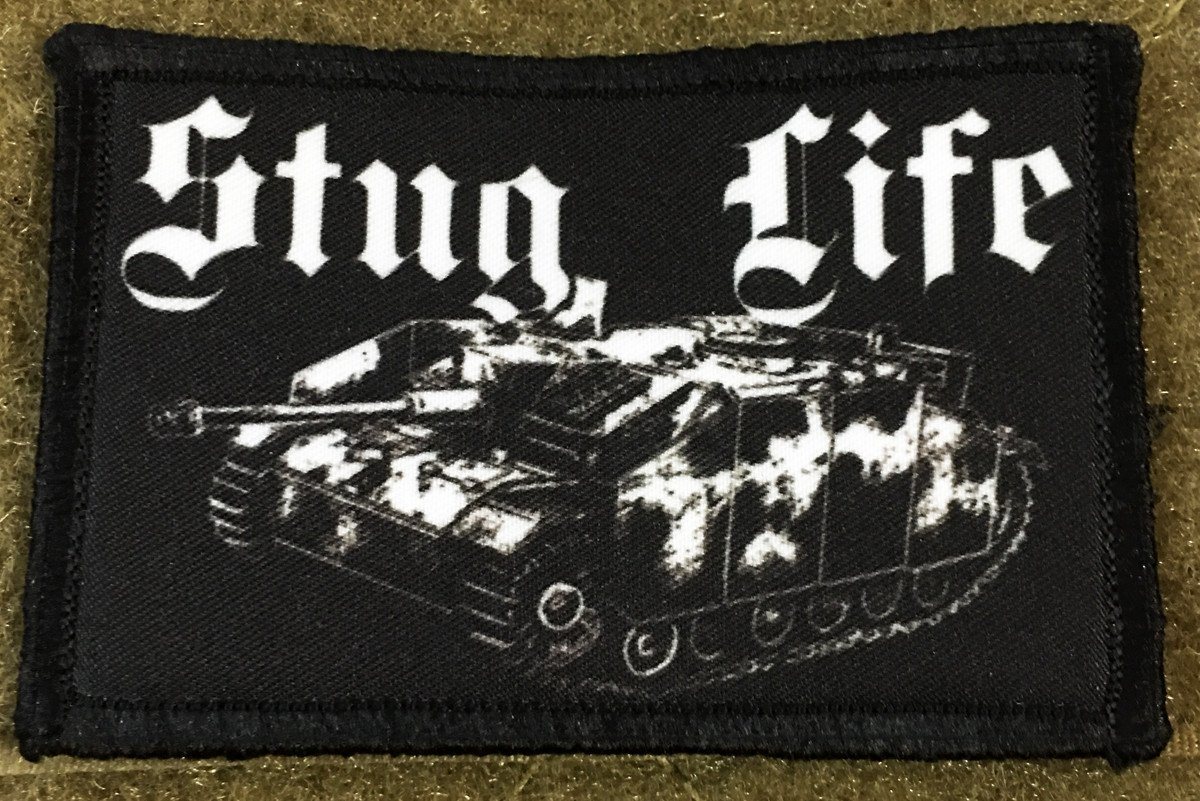 WWII 'Stug Life' Morale Patch Morale Patches Redheaded T Shirts