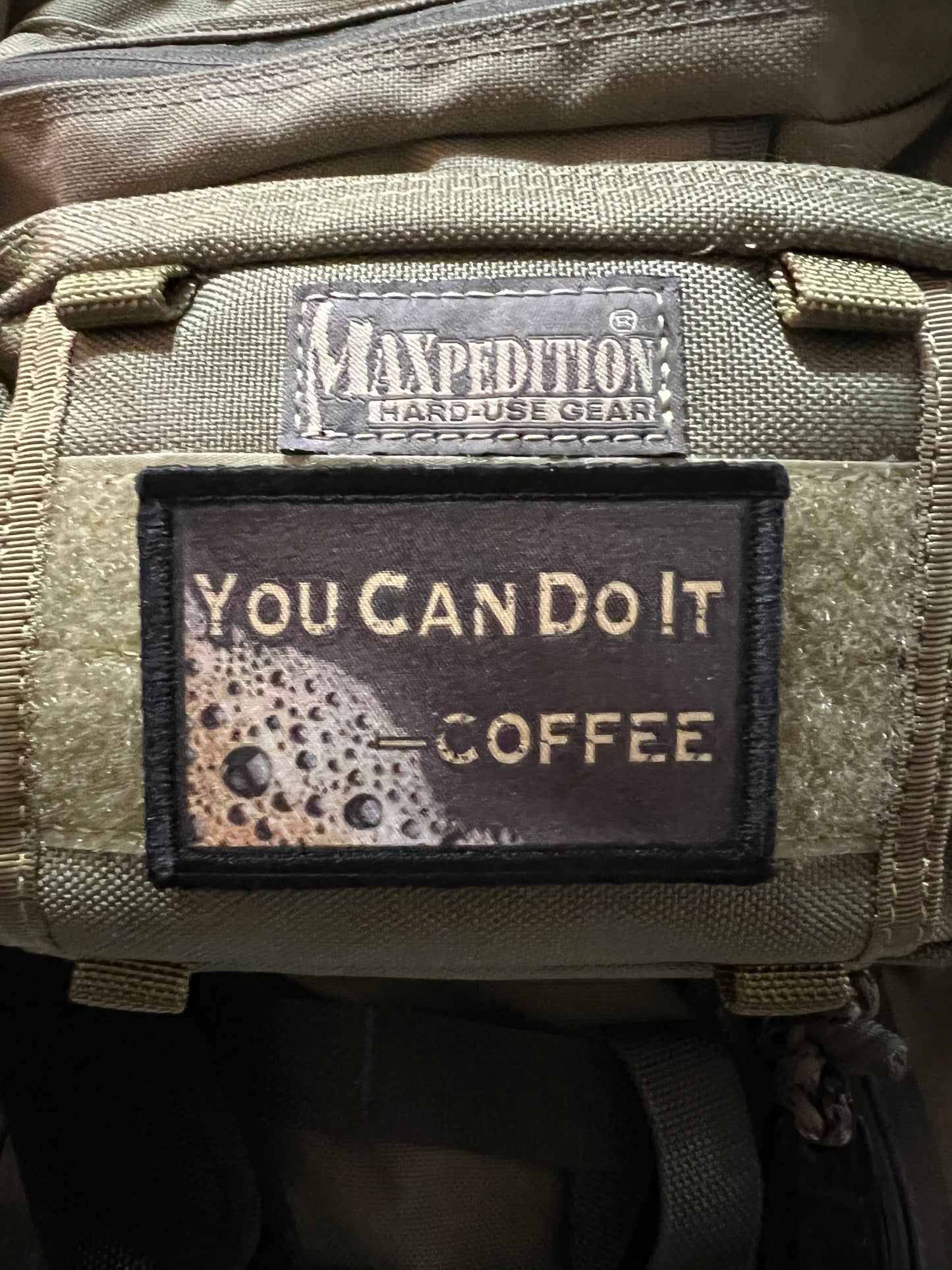 You Can Do It -Coffee Morale Patch Morale Patches Redheaded T Shirts