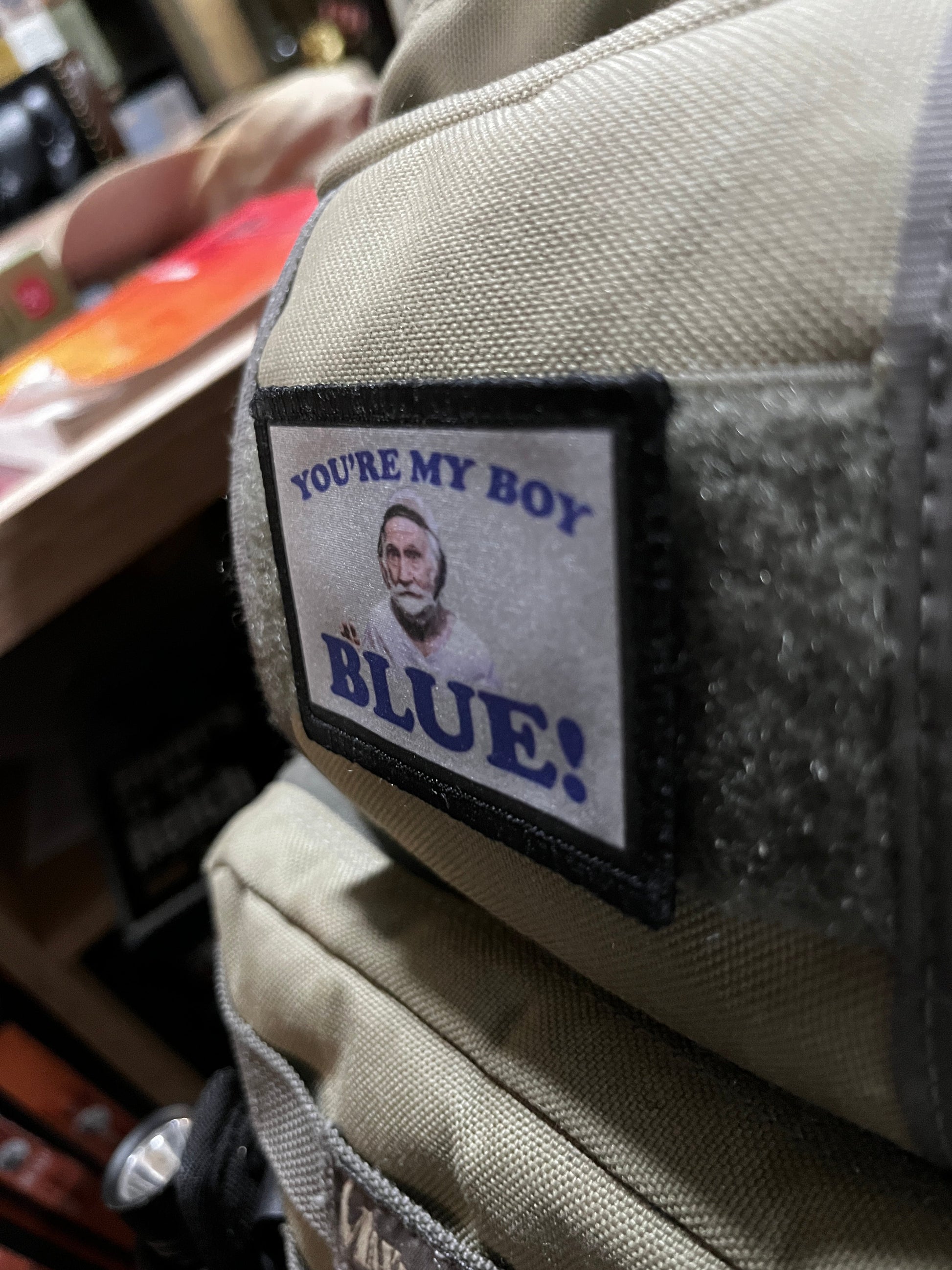 You're My Boy Blue Morale Patch Morale Patches Redheaded T Shirts