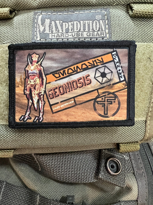 A Galactic Adventure Awaits: Exploring Geonosis with Redheadedtshirts.com Passport Velcro Morale Patch