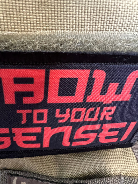 Bow To Your Sensei Morale Patch