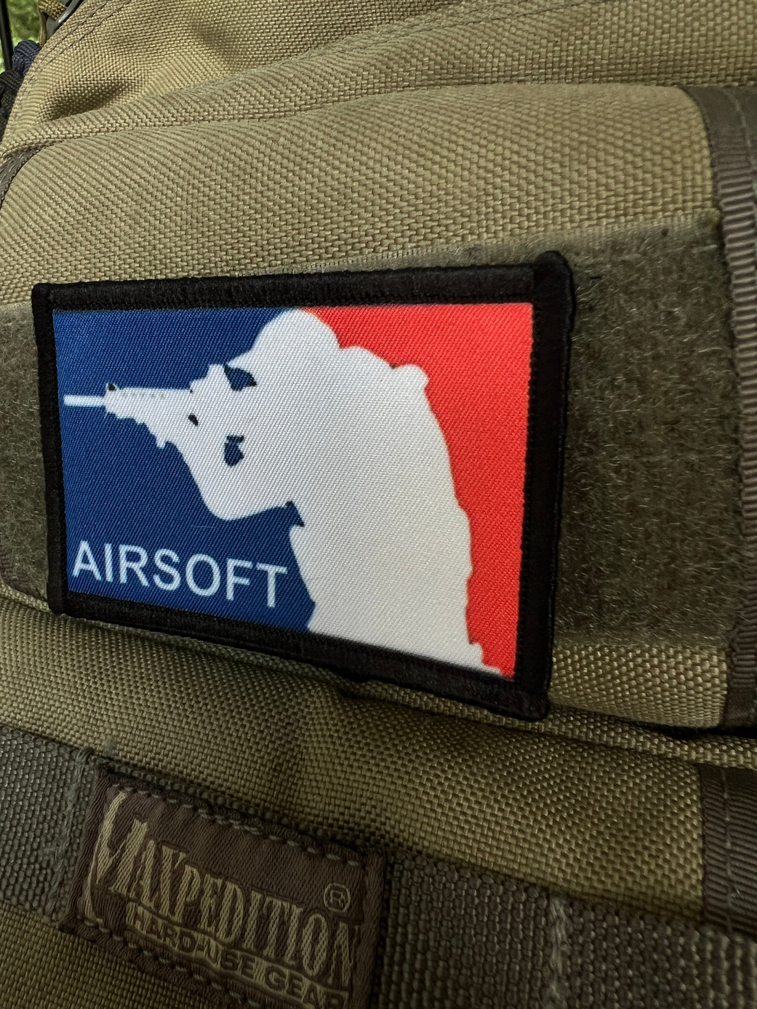 Bring Your A-Game with the Major League Airsoft Morale Patch by Redheaded Productions