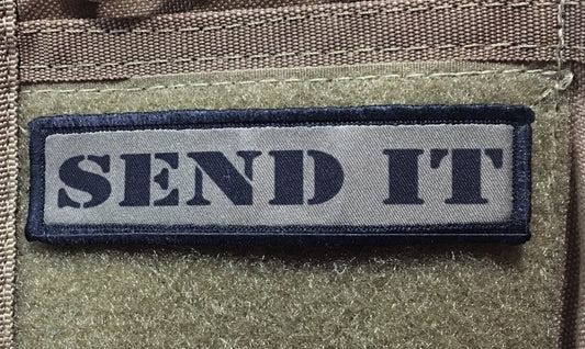 Channel Your Inner Sniper with the "Send It" 1x4 Morale Patch by Redheaded Productions