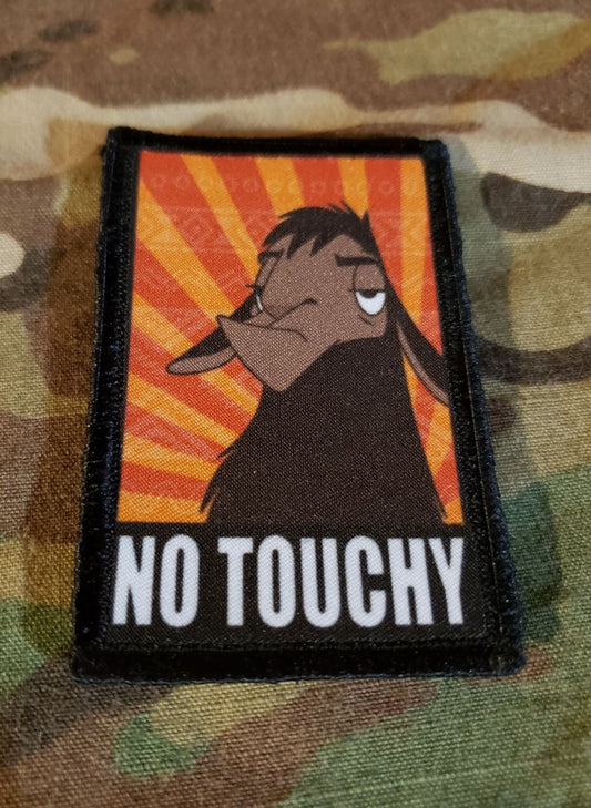 No touchy Morale Patch by redheadedTshirts