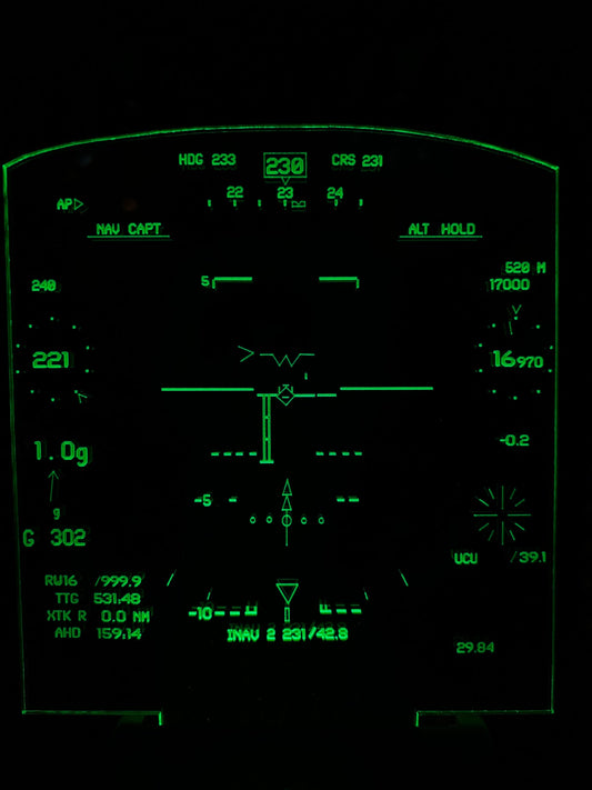 Enhance Your Flight Experience with the C130J Hercules Heads Up Display LED Light
