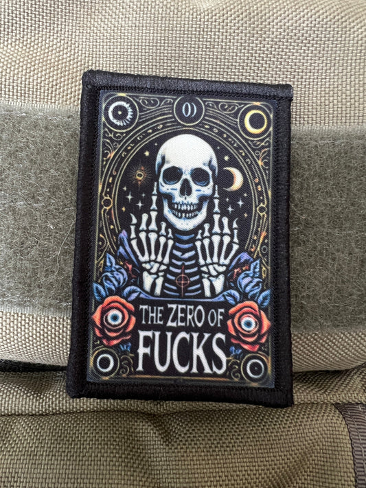 The Zero of Fucks Funny Morale Patch