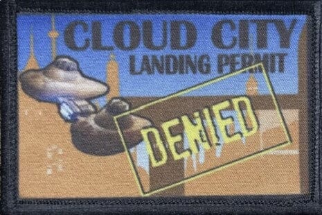 star wars cloud city Bespin passport stamp morale patch