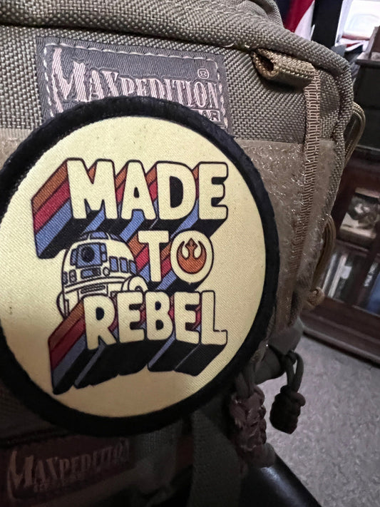 Made to Rebel: R2D2 Velcro Morale Patch from RedheadedTshirts.com