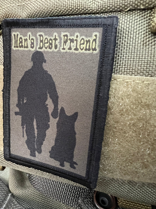 Man's Best Friend Morale Patch: Celebrating the Unbreakable Soldier-Service Dog Bond