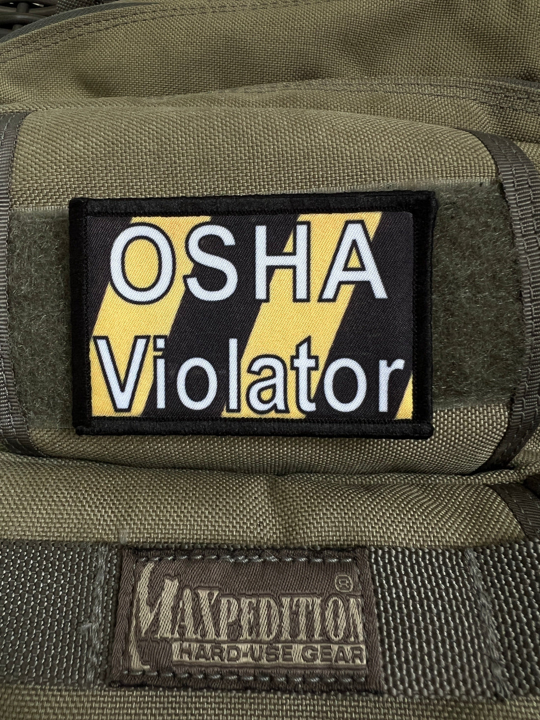 OSHA Violator: The Perfect Morale Patch for Every Rule-Breaking Tradesman