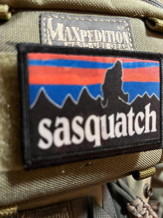 Redheaded Production proudly presents the Sasquatch' Velcro morale patch