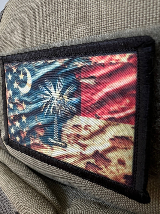 South carolina state flag morale patch