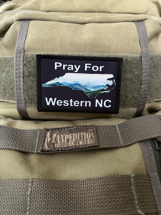 Support Hurricane Relief in Western NC with the "Pray for Western NC" Morale Patch